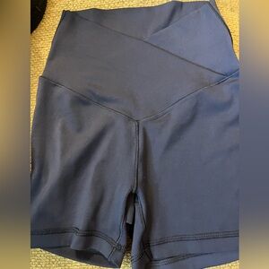 Aerie Offline Real Me Crossover Short, Navy Blue, Size XS